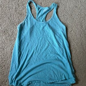 Mossimo Supply Co. Blue Sleeveless Relaxed Tank Top